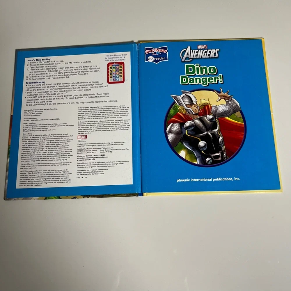 MARVEL AVENGER DINO RANGER STORY BOOK